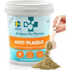 Europeisk Djurapotek Antiplack - Hundtillskott - 335g