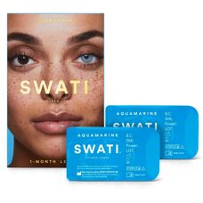 Swati Aquamarine Månadsvis Kontaktlinser - Contact Lenses
