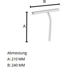 Smedbo Chrom Modell DK2140 Duschskrapa - Badutrustning