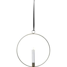 STAR TRADING Messingring LED-Kerze - Innendekoration
