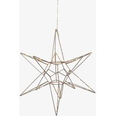 Star Trading Lizzy - Silber 3D Stern - Indoor Weihnachten