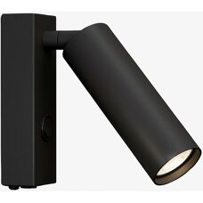 Herstal Pipeline Vegglampe - GU10 - 4W - 12,5cm - Svart