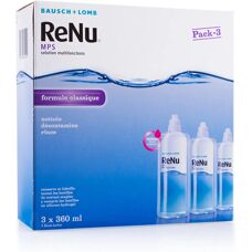 Bausch & Lomb Renu MPS Pack Solution Écologique - Solution Multifonction - Publicité