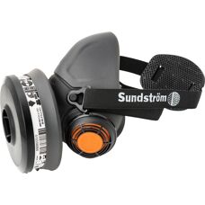 Sundström Safety Halvmasken - Holdbart TPE/PP, Lav Pustemotstand Utåndingsventiler