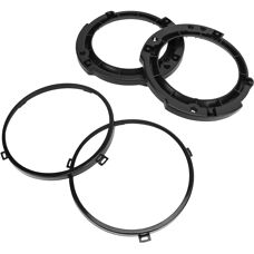 EOSNOW - 7in Round Ring - Jeep JK - Nero - Supporto Faro