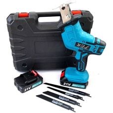 Trade Shop Traesio - Seghetto a Batteria - 4 Lame - 21V