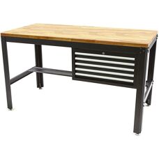 HBM 156 cm Werkbank - 5 Laden & Houten Werkblad