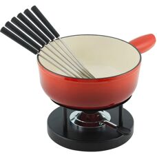 Kuhn Rikon 32236 Fondue-Set - Gusseisen, Induktion, 24cm