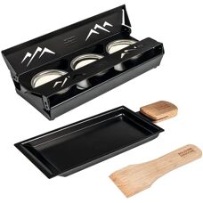 Kuhn Rikon Mini Berge - Noir - Set de Raclette