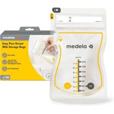 Sacs de conservation du lait maternel Easy Pour Medela - 50 pcs 210ml - Accessoires allaitement