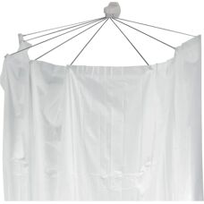 SPIRELLA Ombrella White Shower Curtain - Shower Screen