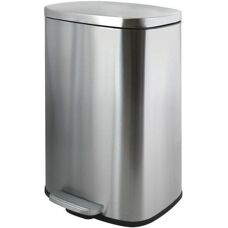 Papelera Spirella Akira - Acero inoxidable, 12L, Gris