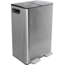 MSV Aliya Abfalleimer - Rechteckig Grau - 40L Recycling