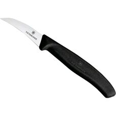 Coltello da cucina Swiss Classic Victorinox - Lama curva - Nero - 6cm/8cm