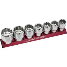 Kraftwerk 330991 Stecknuss-Set - 7-tlg. Chrom-Vanadium