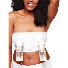 Medela Top Sem Uso das Mãos Branco XL - Soutien de amamentação