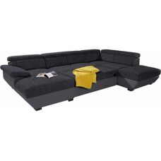 COTTA Speedway U-Form Sofa - U-Form mit Bettfunktion