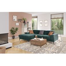 COTTA Kitty L-Form - Ecksofa, Grün, Modern, 244cm
