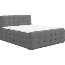 COTTA Fort - Anthrazit - 200x200 cm - Boxspringbett
