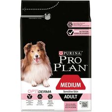 Purina Pro Plan Voksen Medium Sensitiv Hud OptiDerma - 14kg