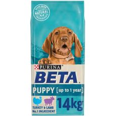 BETA Dog Food - Puppy Turkey & Lamb - 2 x 14kg