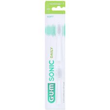 GUM Sonic Daily Ersatz-Borsten - Weiß - Zahnbürstenkopf