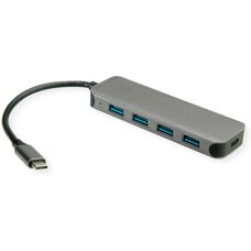 VALUE 14.99.5038 USB-Hub - USB 3.2 Gen 1, 4 Ports, Grau