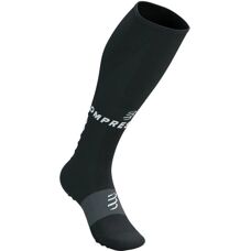 Chaussettes de Course Noires T3 Compressport - Respirantes, Légères, Support - Publicité
