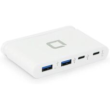 Dicota D31731 Base de Laptop Blanca - Hub USB-C portátil