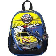 Mochila Escolar Pequeña de Carreras de Coches - Totto