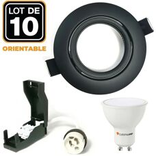 EUROPALAMP GU10 7W Schwarz Matt Einbauspots - Downlights