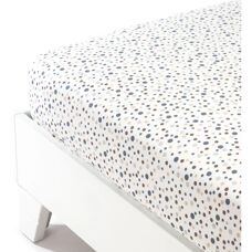 Caleffi beige katoenen onderlaken met hoeken - Lakenset