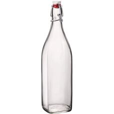 Bormioli Rocco Swing Flaske - 3 Størrelser - Genanvendeligt Glas - Elegant Vintage