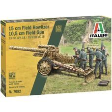 Italeri 15cm Haubits / 10,5cm Kanon Modeller - Militär