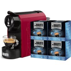 Macchina da Caffè Espresso Bialetti Gioia con 64 Capsule