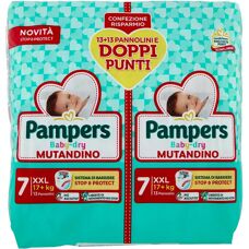Pampers Baby Dry Taglia 7 - Pannolini