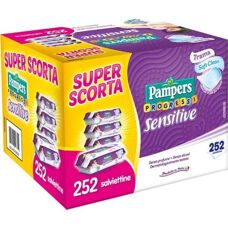 Salviettine Pampers Sensitive - 252 pezzi