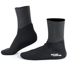 Seac Anatomic HD Black Unisex Socks - Water-resistant Socks