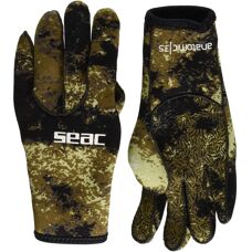 Seac Anatomic Camo Dive Gloves - Waterproof, Warm, Flexible
