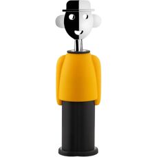 Alessi Alessandro M Cavatappi - Giallo / Nero - Cavatappi di design