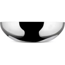 Alessi DUL02/32 Double Stainless Steel Bowl - Large Silver