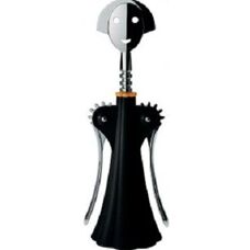 Alessi AAM01 B Apribottiglie - Apribottiglie a ali - Nero elegante - Apribottiglie