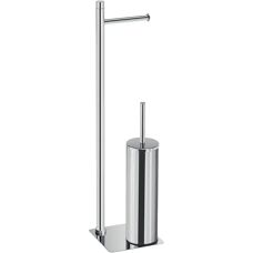 Gedy - WC-Rollenhalter mit Bürste - Modernes Design
