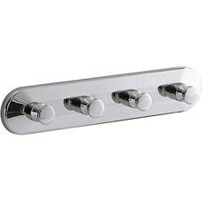 Gedy Ganchero de Pared - Diseño Múltiple Cromo - 20cm