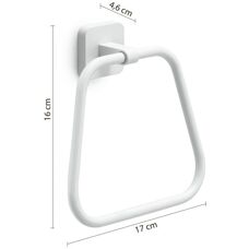 GEDY Tonga Gancio bagno bianco opaco - Portasciugamani