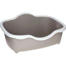 Stefanplast Katzentoilette Très Chic - 56x39x26cm - Taupe