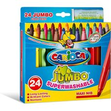 Carioca Jumbo Feltstiften - Multicolor - 24 stuks