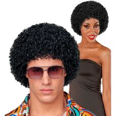 Widmann 70-tals afro peruk för vuxna - Kostymtillbehör