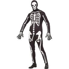 Costume da scheletro Widmann con sorpresa - M - Costume