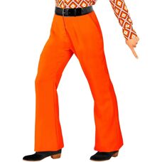 e-Carnavalskleding.nl Orange 70s Disco Pants - Disco Pants
